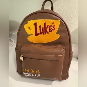 Gilmore Girls Luke’s Diner mini Backpack from CakeWorthy